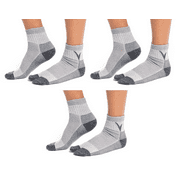 3 Pairs Wool Light Grey For Hiking Or Casual Flip-Flop VToe Tabi Socks by V-Toe Socks, Inc