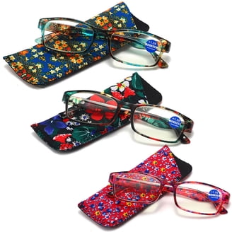 3 Pack Reading Glasses for men women with Spring Hinge, PC,Stylish ...