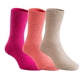 thumbnail image 1 of Lovely Annie Children 3 Pairs Pack Wool Socks Solid Color Size 0M-1YAssorted Girl Color, 1 of 4