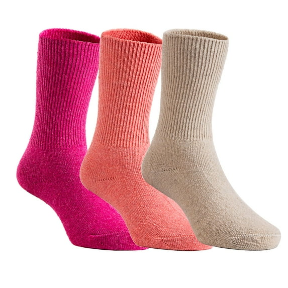Lovely Annie Children 3 Pairs Pack Wool Socks Solid Color Size 0M-1YAssorted Girl Color