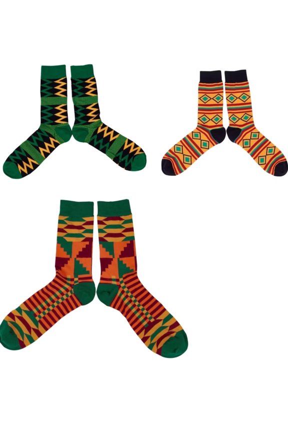 3 Pairs/pack Women Socks African Design Colorful Soft Socks Leisure Cotton Warm Sock Gift Female WYB538