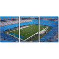 thumbnail image 1 of 3 Panel Denver Canvas Wall Art American Soccer Prints Sports Artwork Wall Decor Stadium Picture Canvas Art for Bedroom Living Room Broncos Stadium Paintings Posters Framed Ready to Hang (42"Wx20"H), 1 of 5