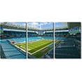thumbnail image 1 of 3 Panel Denver Canvas Wall Art American Soccer Prints Sports Artwork Wall Decor Stadium Picture Canvas Art for Bedroom Living Room Broncos Stadium Paintings Posters Framed Ready to Hang (42"Wx20"H), 1 of 5