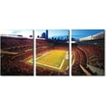thumbnail image 1 of 3 Panel Denver Canvas Wall Art American Soccer Prints Sports Artwork Wall Decor Stadium Picture Canvas Art for Bedroom Living Room Broncos Stadium Paintings Posters Framed Ready to Hang (42"Wx20"H), 1 of 5