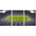 thumbnail image 1 of 3 Panel Denver Canvas Wall Art American Soccer Prints Sports Artwork Wall Decor Stadium Picture Canvas Art for Bedroom Living Room Broncos Stadium Paintings Posters Framed Ready to Hang (42"Wx20"H), 1 of 5