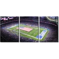 thumbnail image 1 of 3 Panel Denver Canvas Wall Art American Soccer Prints Sports Artwork Wall Decor Stadium Picture Canvas Art for Bedroom Living Room Broncos Stadium Paintings Posters Framed Ready to Hang (42"Wx20"H), 1 of 5