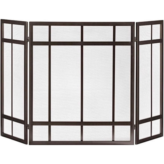 3'-Panel Fireplace Screen