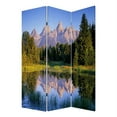 thumbnail image 1 of 3 Panel Landscape Print Foldable Canvas Screen in Multicolor, 1 of 7