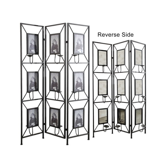 3-Panel Photo Frame Room Divider Screen