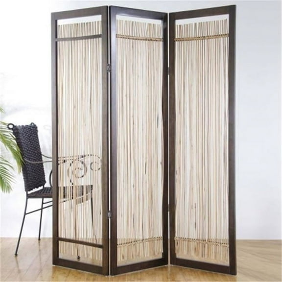 3 Panel Rattan Lanai Screen