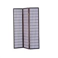 thumbnail image 1 of 3-Panel Room Divider Asian Style Privacy Screen in Cherry Wood Finish, 1 of 1