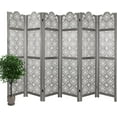 3 Panel Room Divider Privacy Screen 5.6 FT Tall Foldable Panel