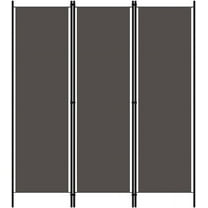 3-Panel Room Divider,Room Dividers and Folding Privacy Screens,Partition Wall Dividers for Rooms,Room Separator,Temporary Wall,Folding Screen Anthracite 59.1"x70.9"