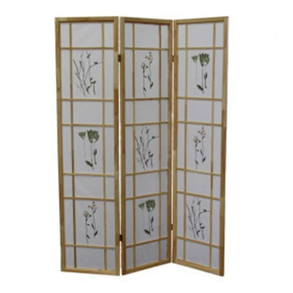 3 Panel Shoji Screen - Natural
