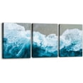 thumbnail image 1 of 3 Panels Ocean Beach Painting Home Decor for Printed Canvas Decorative Wall Art Pictures for Living Room Bedroom Office Sea Waves Scenery Wall Art Gallery Wrapped Posters and Prints - 12" x 16" x 3, 1 of 6