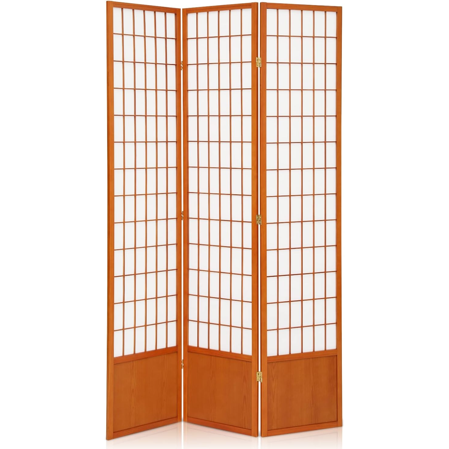 3Panels Room Dividers and Folding Privacy Screens 6.5ft High Oriental