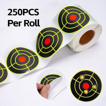 3" Paper Target Shooting Target Fluorescent(250PCS/Roll)
