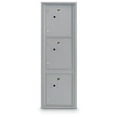 thumbnail image 1 of 3 Parcel Door Locker 4C Front Loading Mailbox - Silver, 1 of 1