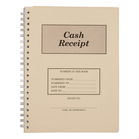 3-Part Cash Receipt Book - Receipts for Payments (Book of 200)- Receipt Book 3 Part Carbonless - Professional Rent Receipt Book with Perforated Pages - Multiuse Receipt Books for Business Transactions