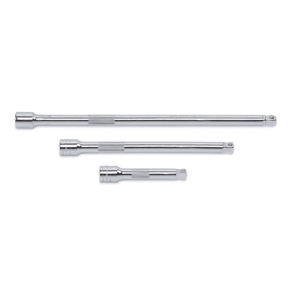 3 Pc 1/2" Dr Wobble Extension Set 5",10"15"