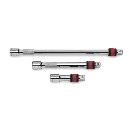 3 Pc 1/4" Dr Locking Extension Set