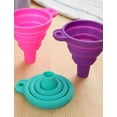 thumbnail image 1 of 3 Pc Collapsible Funnel - Random Color, Space-Saving Design For Kitchen Use, 1 of 6