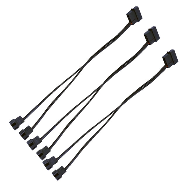 3 Pc Fan Cables CPU Fan Cable Motherboard Fan Cable Connector Adapter ...