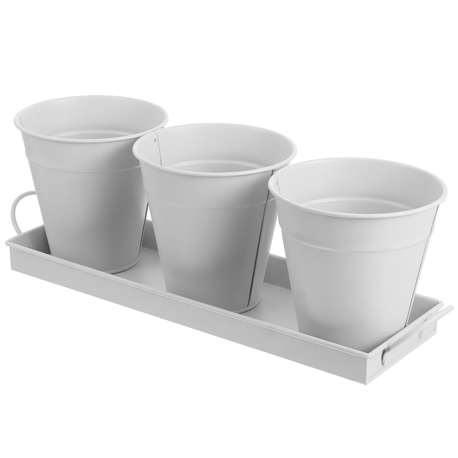 3 Pc Flower Pots for Indoor Plants Garden Planter French Decor