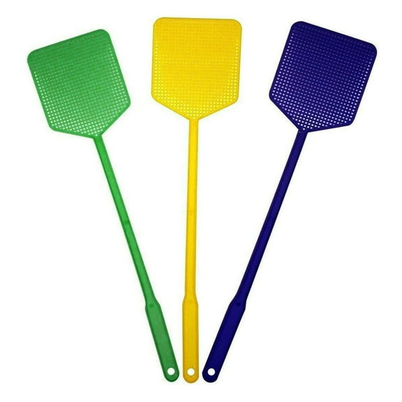 3 Pc Fly Swatter Racket Bug Mosquito Insect Killer Pest Wasps Outdoor Indoor