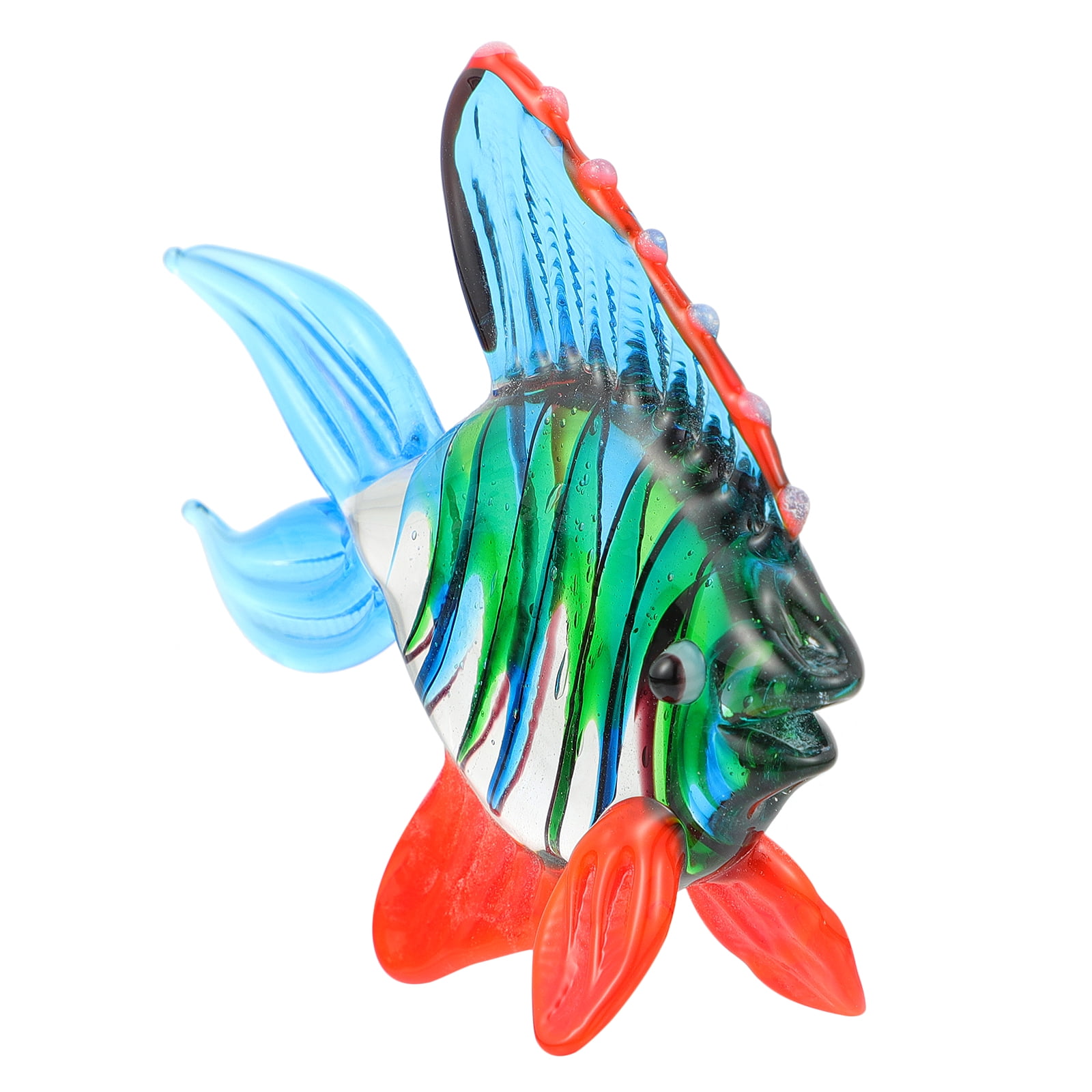 3 Pc Glass Fish Ornament Wedding Centerpieces for Tables Decoration Sea