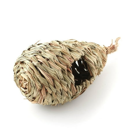 3 Pc Hanging Bird Nest Hummingbird House Birds Breeding Birdhouse Grass Birdcage