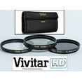 thumbnail image 1 of 3-Pc Hi Def Filter Set (UV + Polarizer + FLD) Kit For Canon EOS M3 (18-55mm lens or any other lens that takes 52mm filter), 1 of 3