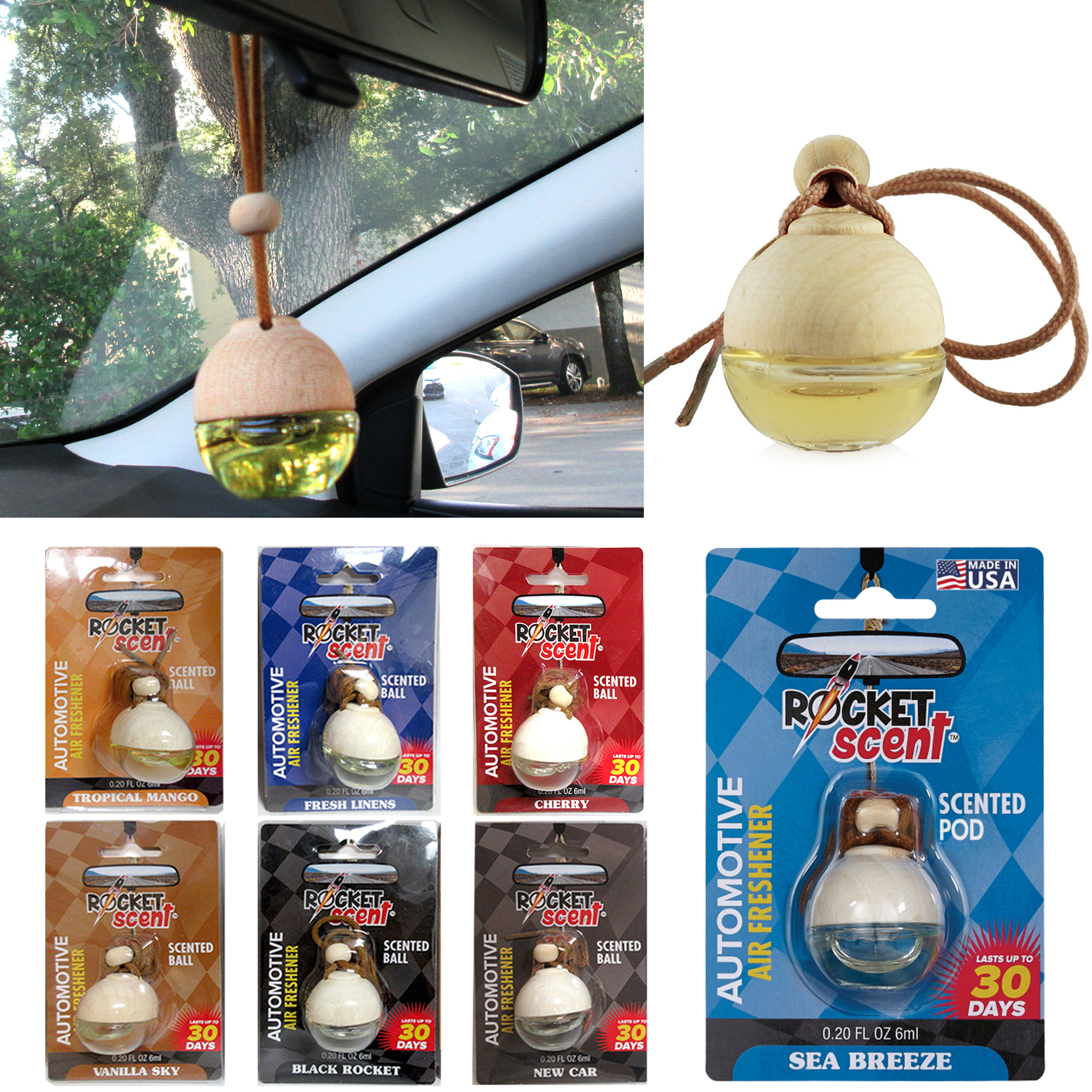 Buy FULLHINT Hanging Car Perfume  Car Air Freshener 5ml with Lily