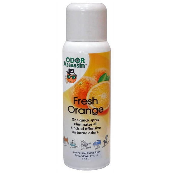 3 Pc, Odor Assassin Orange Scent Odor Eliminator 8 Oz Liquid