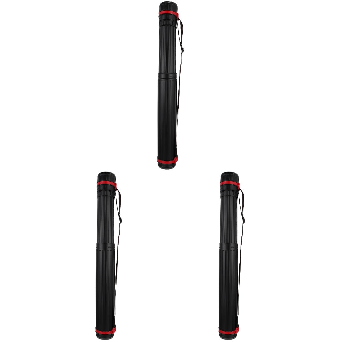 3 Pc Poster Tube Suitcase Shoulder Storage Tube Drafting Tube Shipping