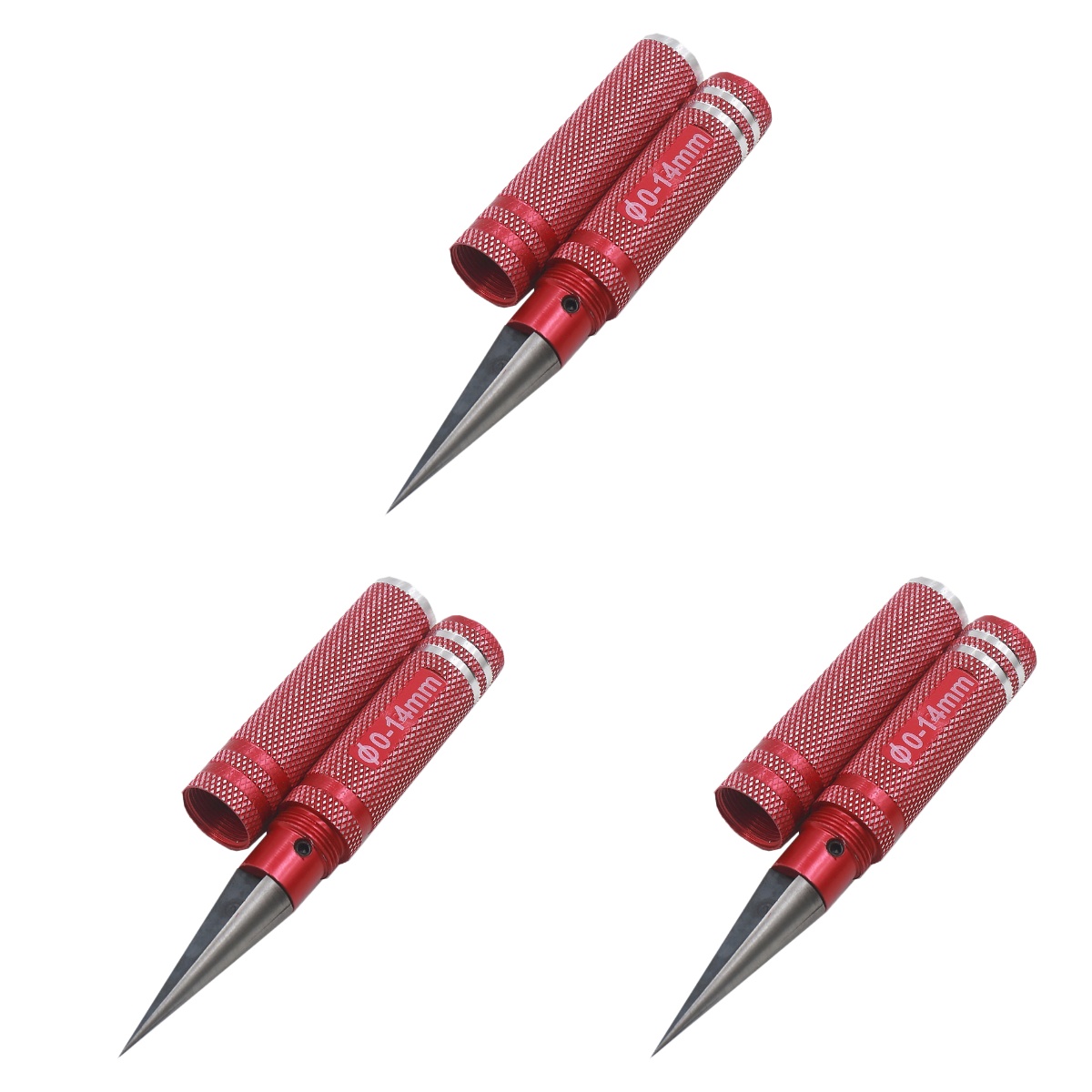 3 Pc Rc Car Reamer Hole Punch Reaming Knife Drill Tool Opener Model