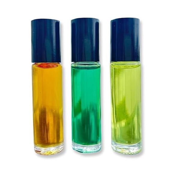 3 Pc Womens Gift Set, Fragrance Oil For Women, Roll On Body Oil, Perfume Samples, Fragrance Oil, Gift For Her, Perfume Oil Sampler, Gift Box (Intense Collection)