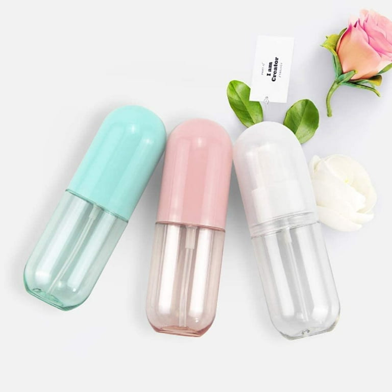 40ml Clear Empty Mini Mister Spray Bottles Refillable Container Pocket Size  Sprayer Dispensertravel Cleaning Makeup Bottle (clear. 2 Pieces) Betterlif