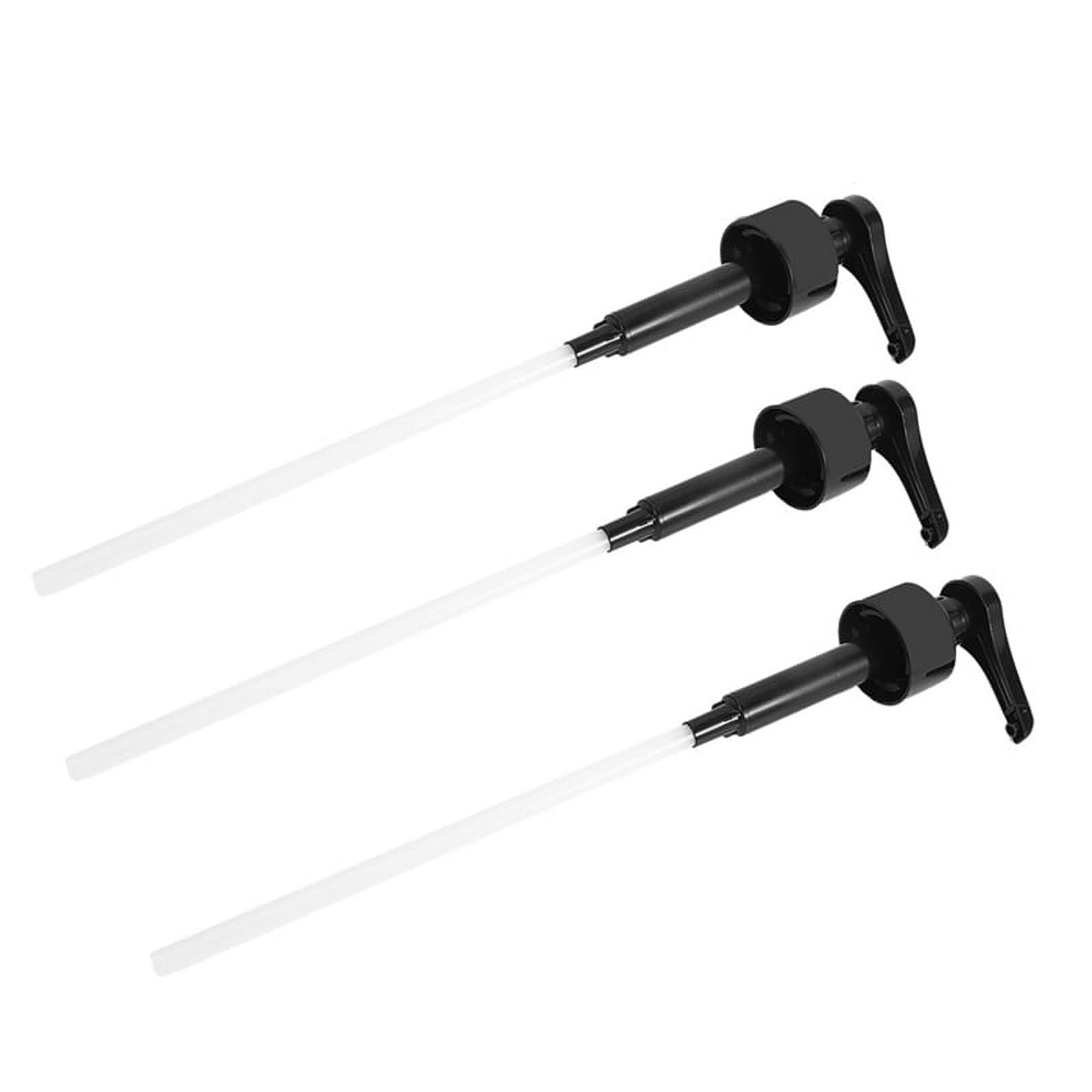 3 Pcs 1 Liter Dispenser Syrup Pump Black Liquid Dispenser for Syrup