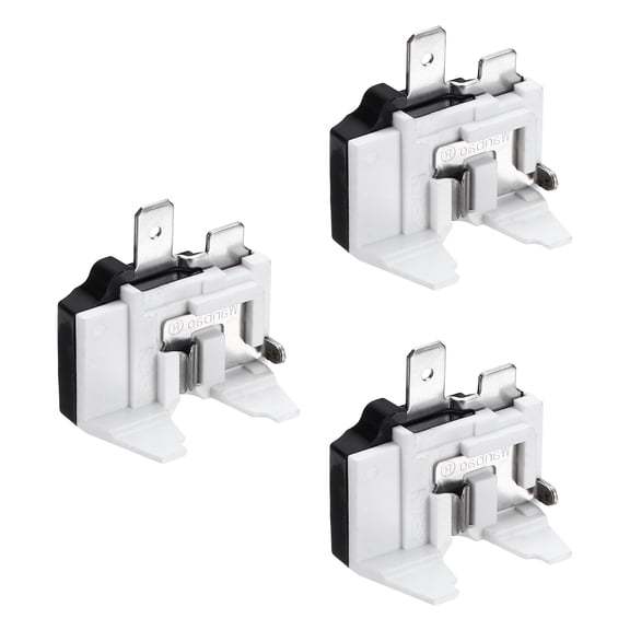 3 Pcs 1 Pin 1/4HP Refrigerator Overload Protector for Refrigerator Cooler