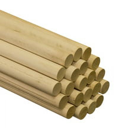 3 Pcs 1" x 48" Birch Dowels A quality dowel begins with quality lumber. Our dowels are made from select Birch and Maple.