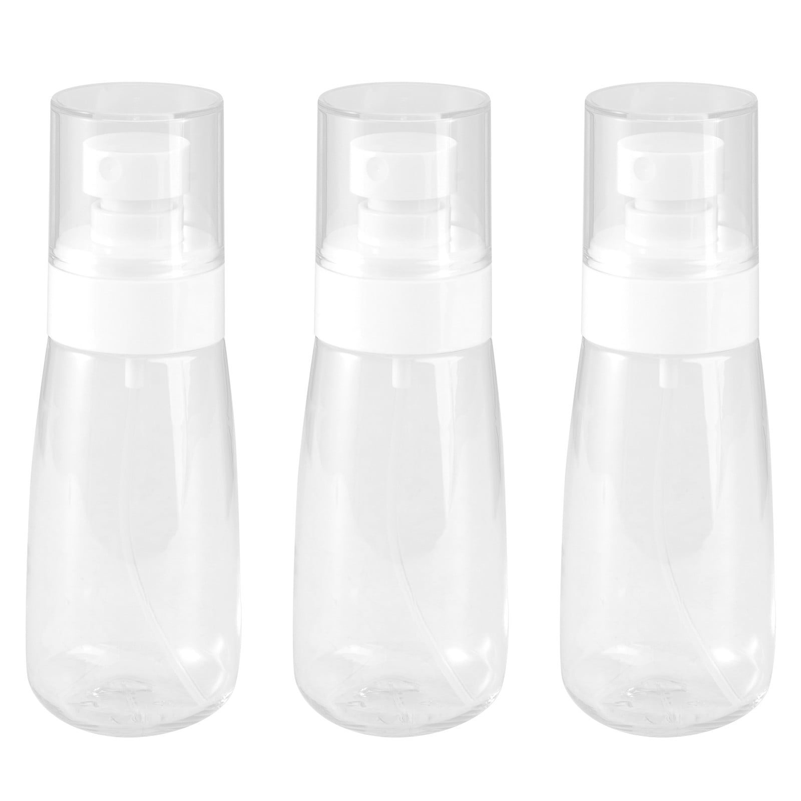 3 Pcs 100ml Dispense Spray Bottle Plastic Small Alcohol Container