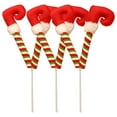 thumbnail image 1 of 3 Pcs, 12inch Christmas Elf Stuffed Legs Stuck Tree Topper Decorations - Plush, Striped, and Colorful with Fixed Wire, Perfect for Holiday Tree Decorations and Party Supplies, Christmas Decorations, 1 of 5