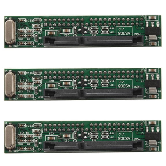 3 Pcs 2.5 Inch Ide to Adapter, Convert Laptop 44 Pin Male Ide Pata HDD Hard Disk Drive Ssd to A Serial Port