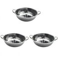 thumbnail image 1 of 3 Pcs 28cm Hot Pot Twin Divided Stainless Steel Cookware Ruled Compatible Soup Stock Pots Home Kitchen, 1 of 5
