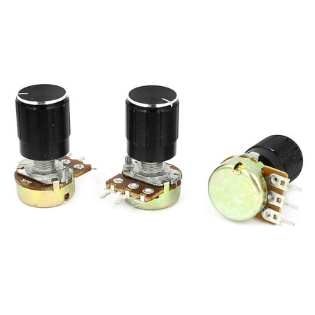 3 Pcs 2K OHM Linear Taper Rotary Potentiometer 2KB B2K Pot
