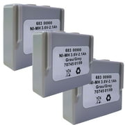 3 Pcs 3.6V 2100mAh 2.1Ah Battery 68300900 for HETRONIC Remote Control