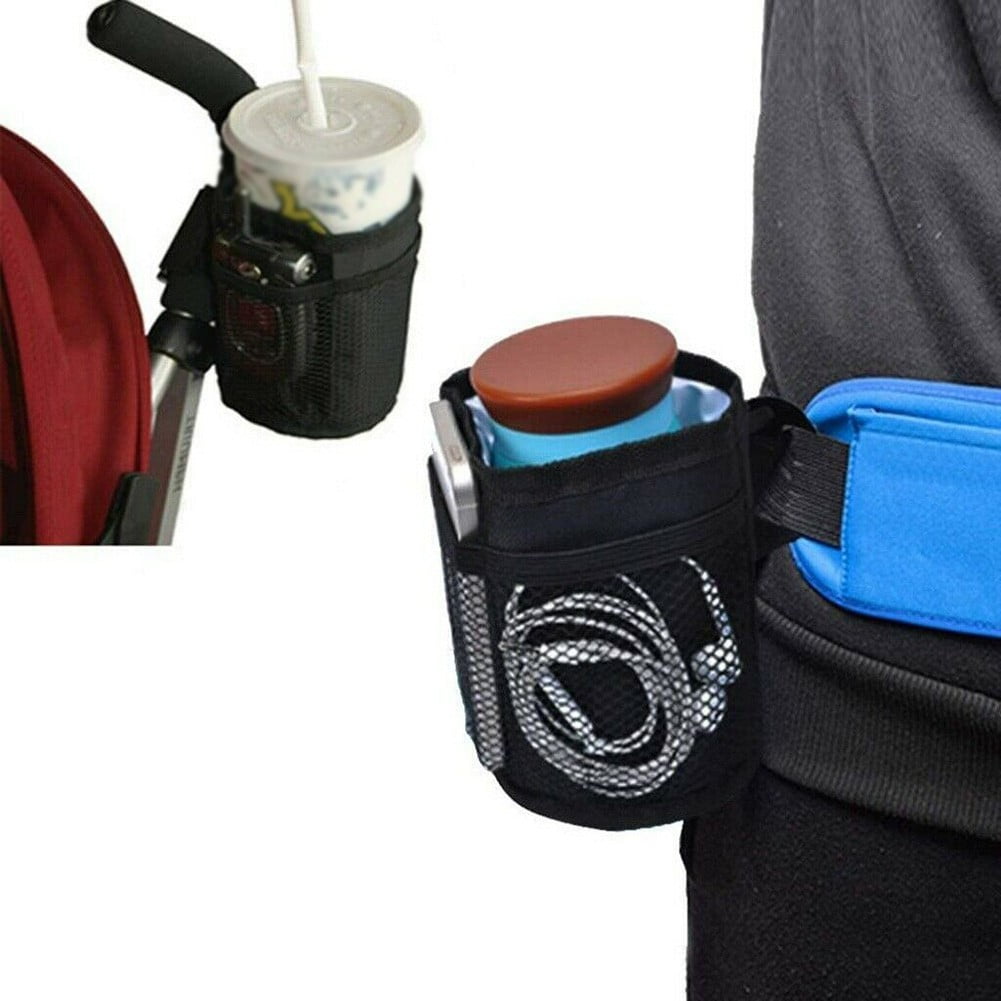 3 Pcs 3.93x5.51inch Outdoor Drink Bottle Cup Holder for Wheelchair Walker Rollator Stroller Insulation Cup Bag Oxford Cloth Waterproof EPE