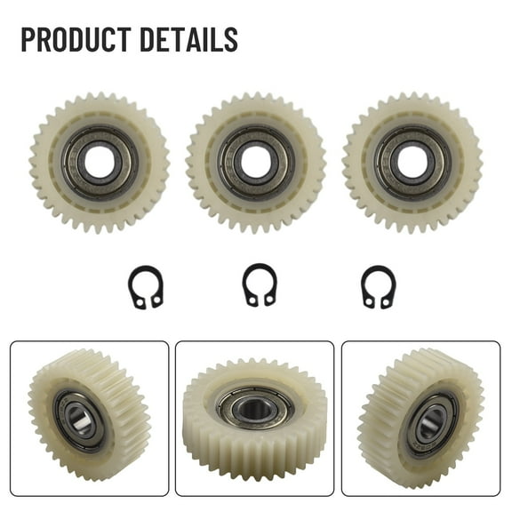 3 Pcs 36 Teeth E-bike Wheel Hub Motor Planetary Gears W/ Bearing for Bafang Motor