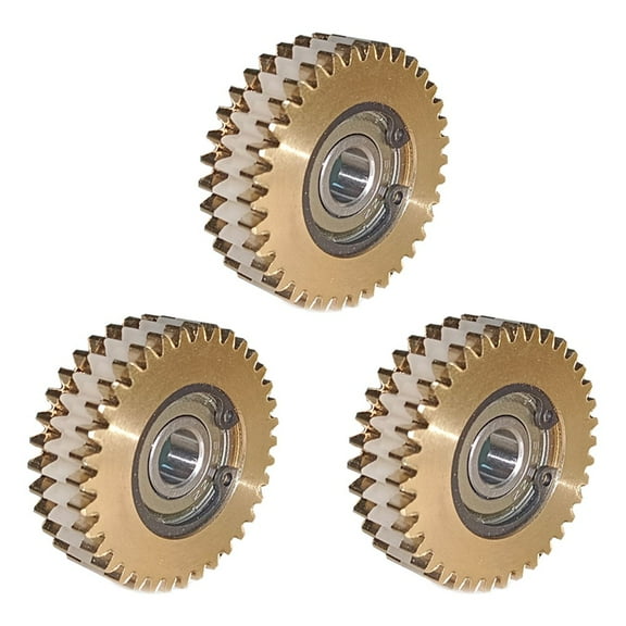 3 Pcs 36 Teeth Ebike Wheel Hub Motor Gear with Bearing for Bafang Motor 38x8x12mm